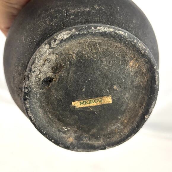 Vintage Handmade Mexican Pottery Pitcher 7" Primitive Style Jug 1970s - Picture 4 of 15